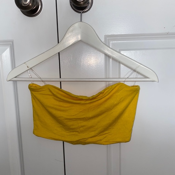 Revamped yellow tube top - Picture 1 of 2